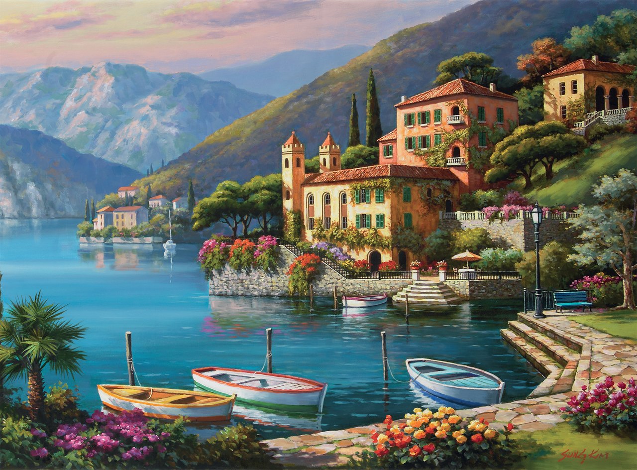 Villa Bella Vista - 500pc Jigsaw Puzzle By Ravensburger  			  					NEW - image 2