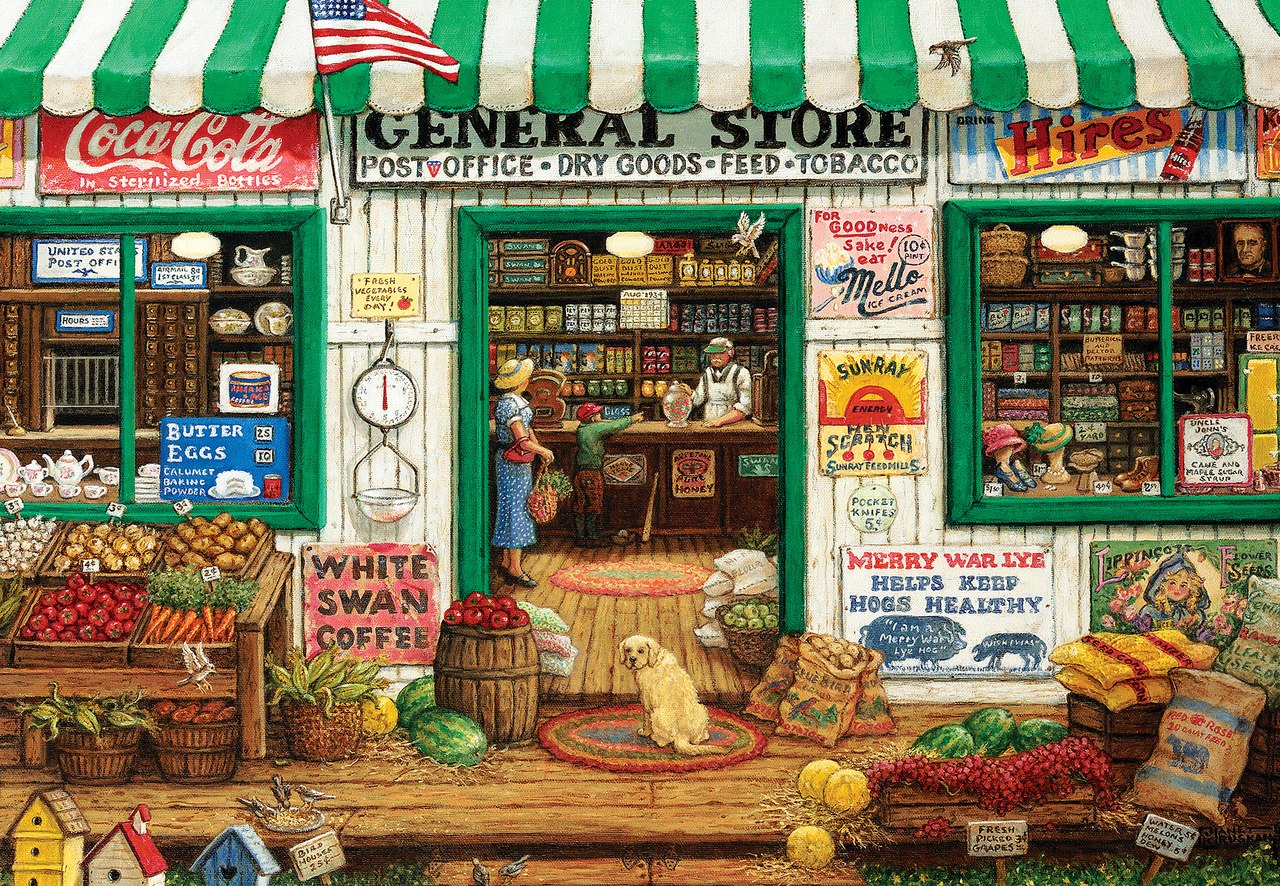 General Store - 1000pc Jigsaw Puzzle by Masterpieces