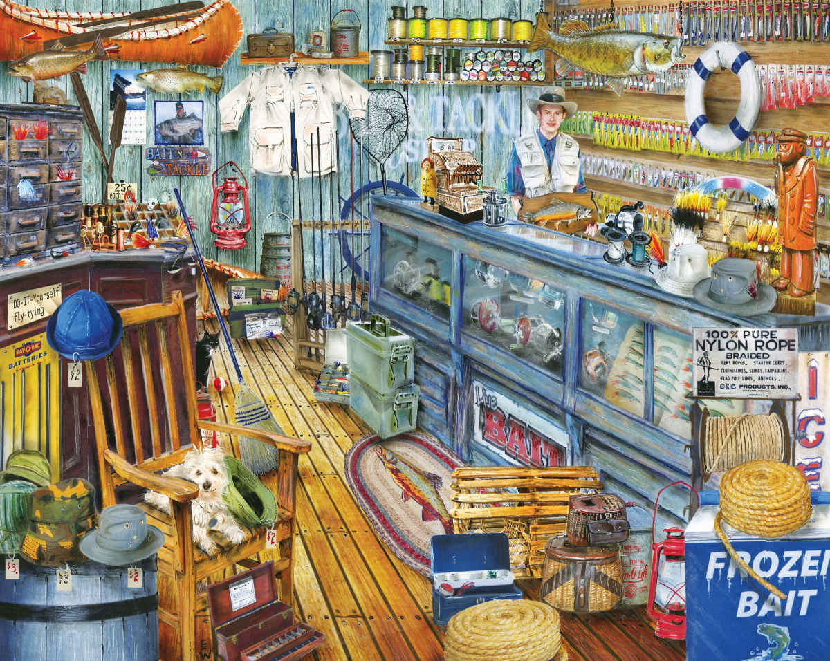 The Bait Shop - 1000pc Jigsaw Puzzle By Springbok