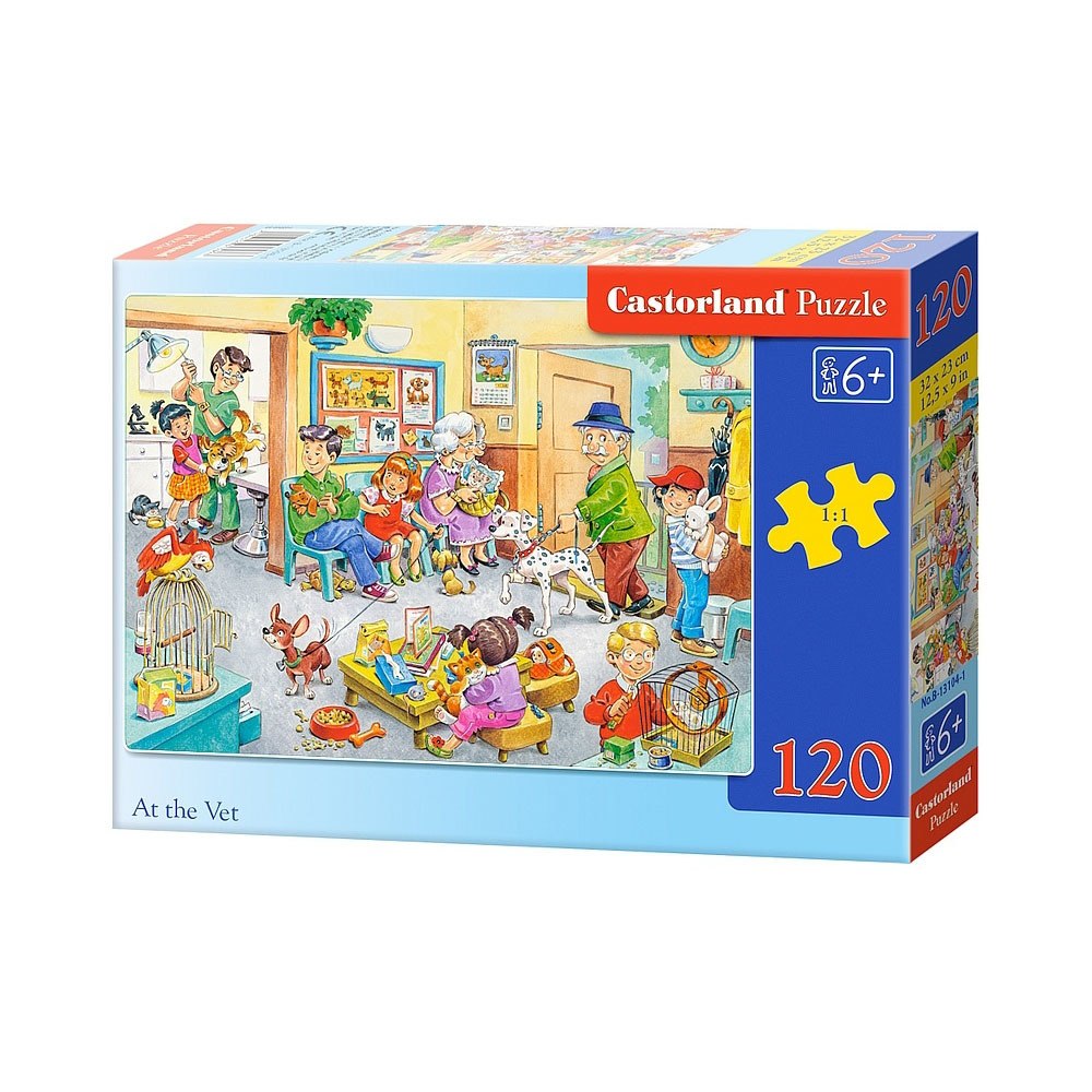 At the Vet - 120pc Jigsaw Puzzle By Castorland