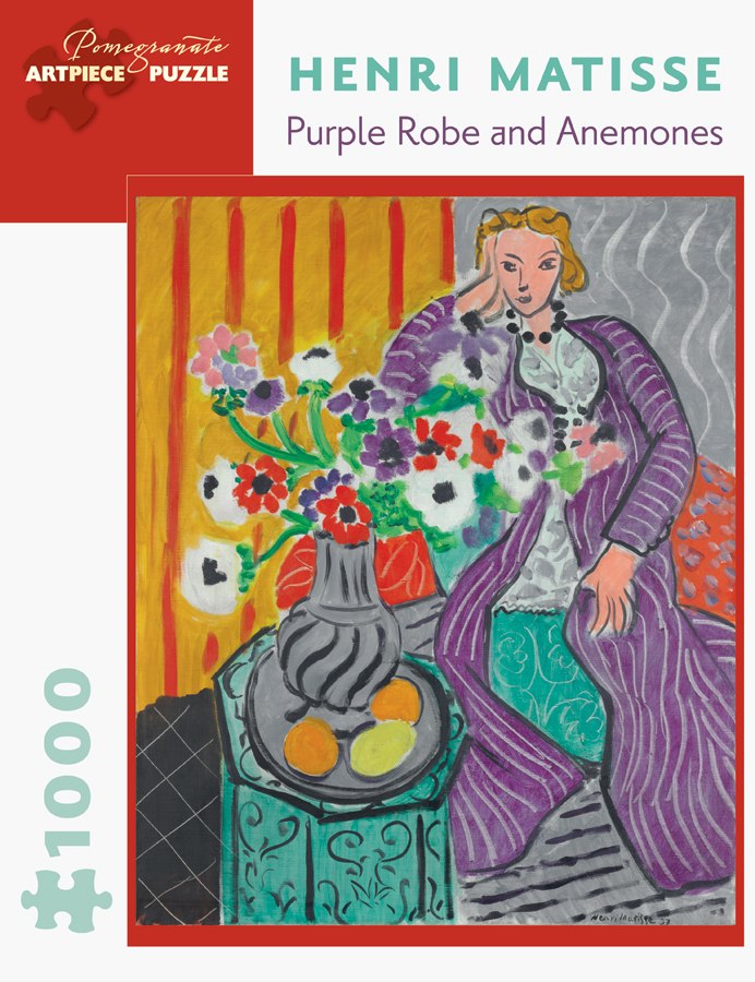 Matisse: Purple Robe and Anemones - 1000pc Jigsaw Puzzle by Pomegranate