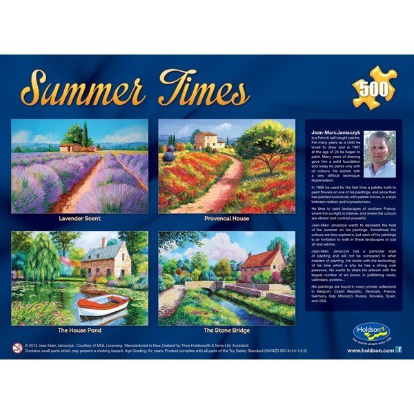 Summer Times: The House Pond - 500pc Jigsaw Puzzle by Holdson  			  					NEW - image 2