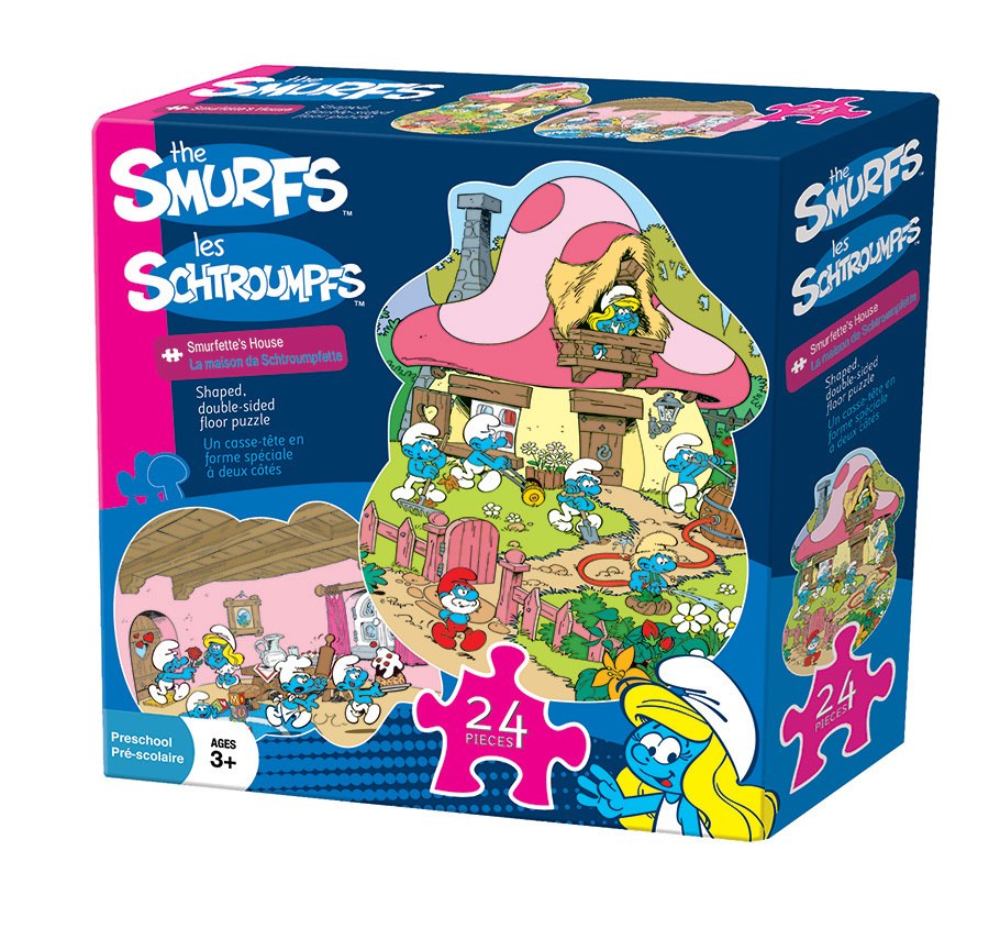 Smurfette's House - 24pc Floor Puzzle by Cobble Hill - image 1