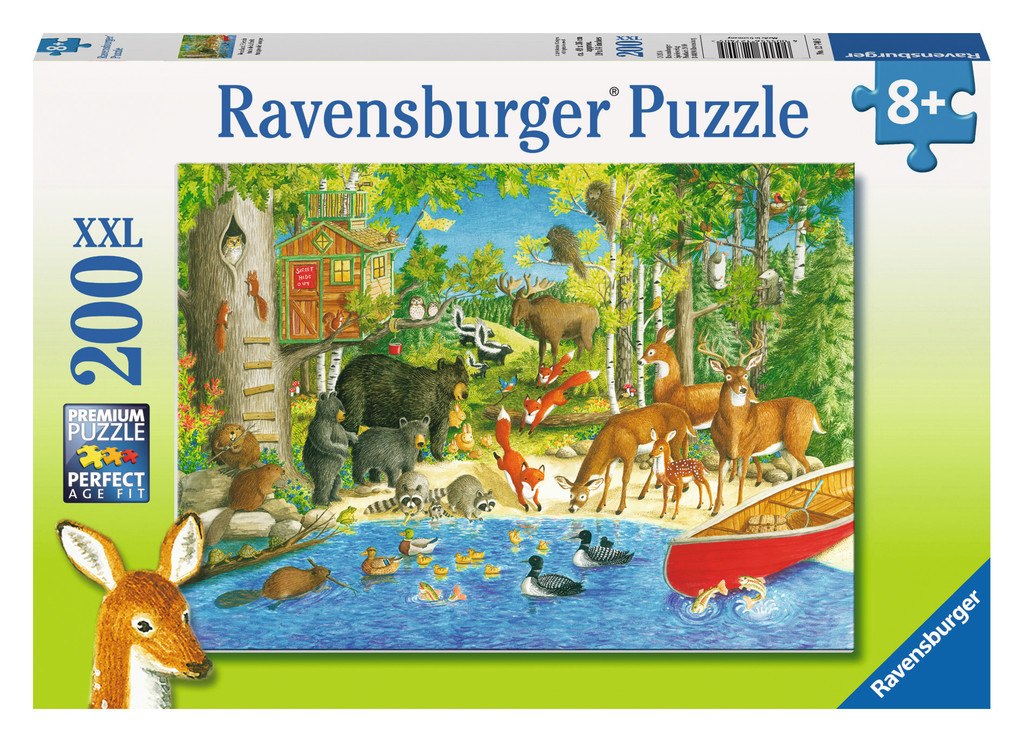 Woodland Friends - 200pc Jigsaw Puzzle by Ravensburger - image 1