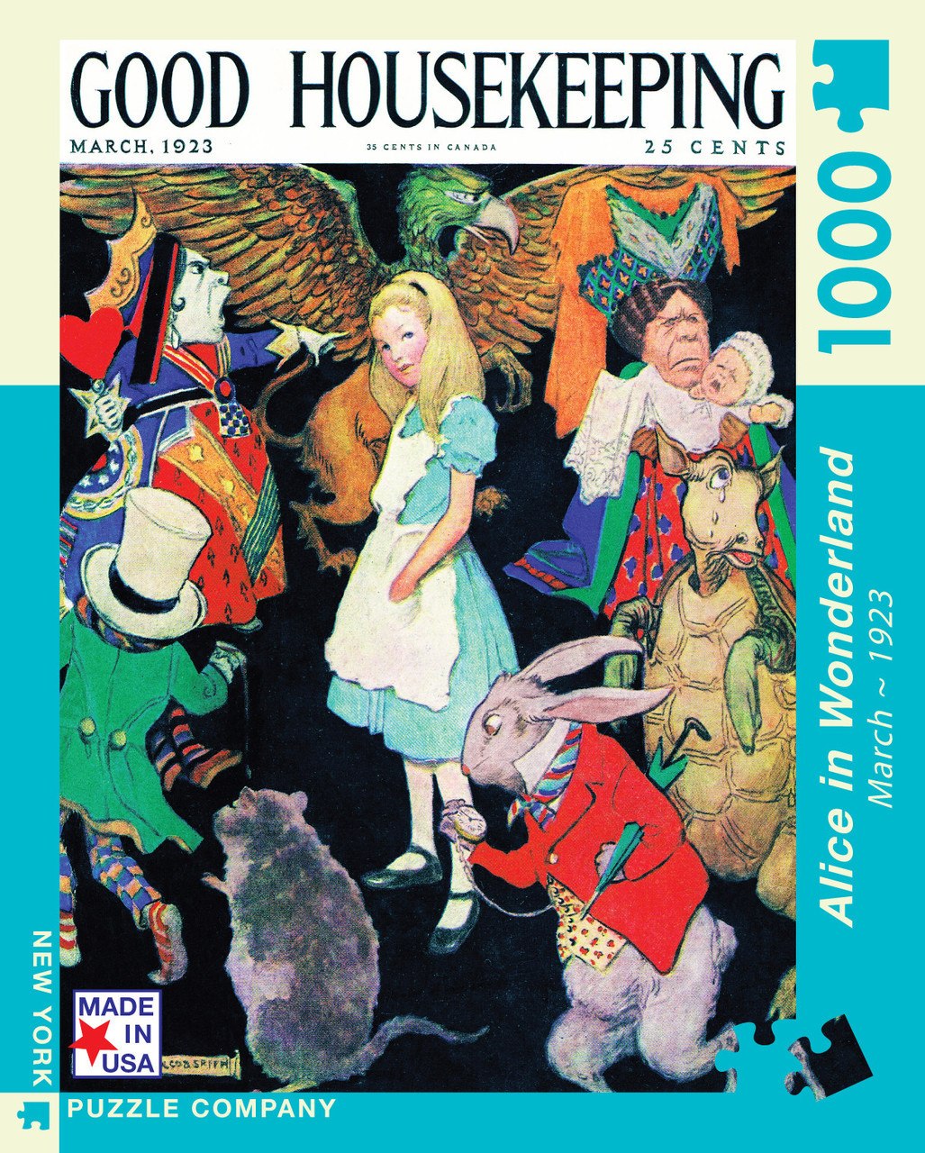 Alice in Wonderland - 1000pc Jigsaw Puzzle by New York Puzzle Company - image 1