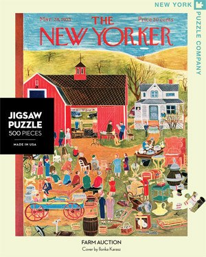 Farm Auction - 500pc Jigsaw Puzzle by New York Puzzle Co.