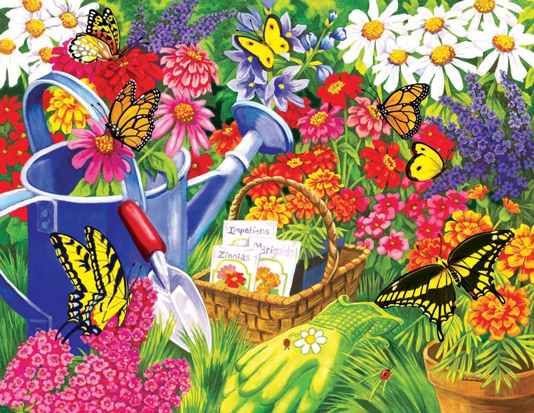 A Home for Butterflies - 1000+pc Jigsaw Puzzle By Sunsout - image main