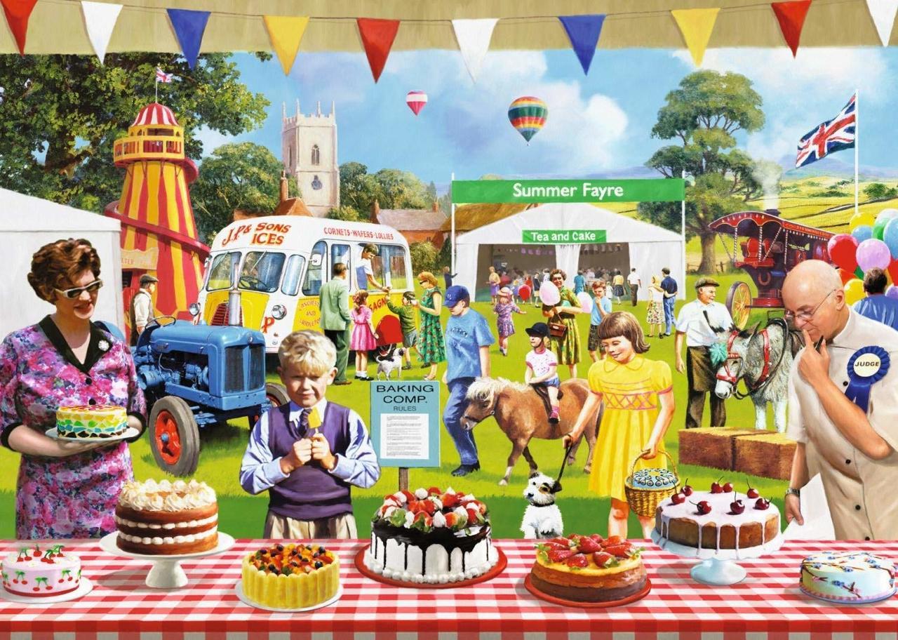 The Baking Fair - 1000pc Jigsaw Puzzle By Falcon  			  					NEW