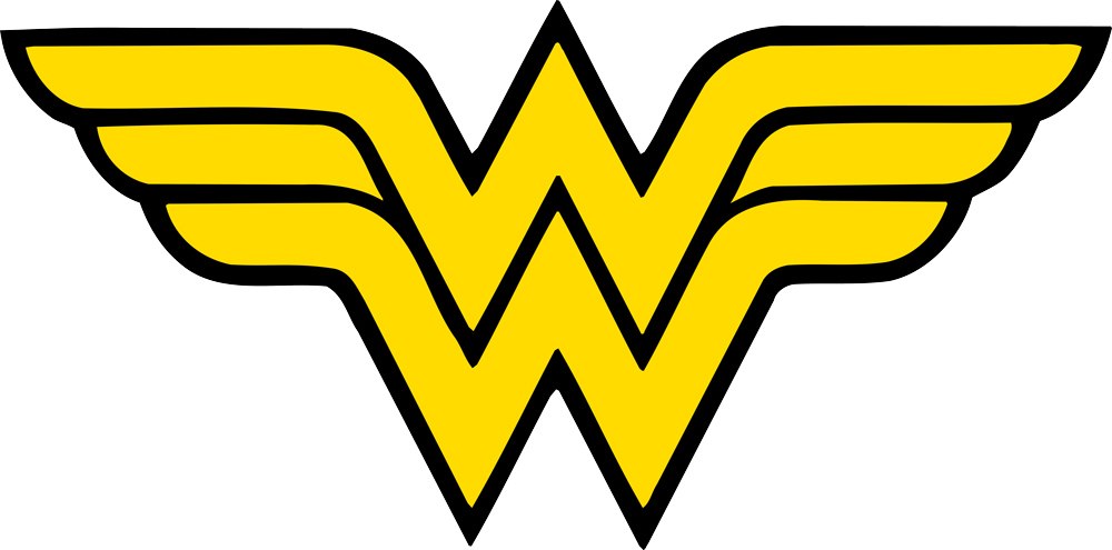 Wonder Woman Logo - 600pc Double-sided Shaped Jigsaw Puzzle by Aquarius  			  					NEW - image 2