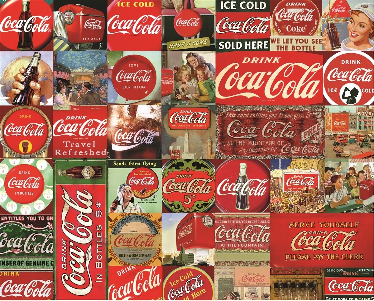 Coca-Cola, It's the Real Thing - 1000pc Jigsaw Puzzle By Springbok