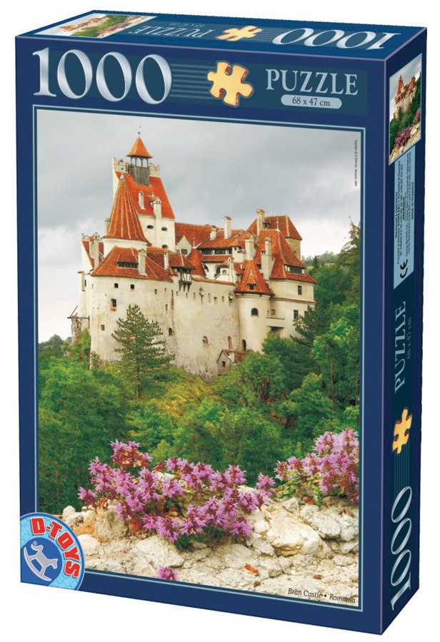 Bran Castle Portrait  - 1000pc Jigsaw Puzzle by D-Toys