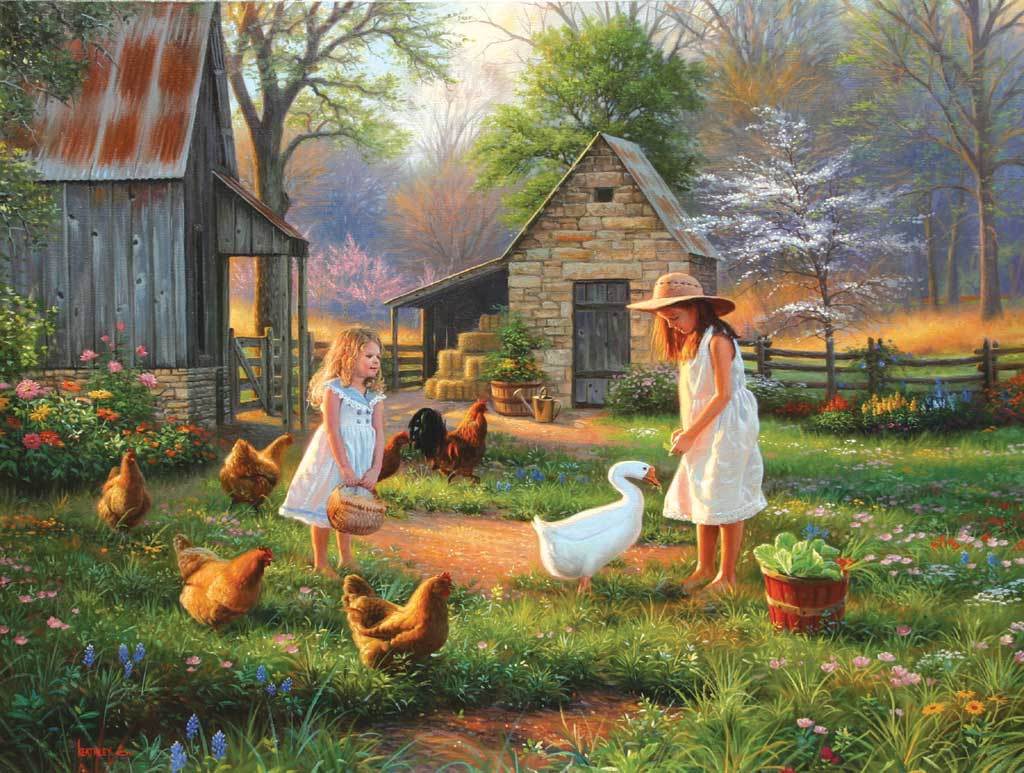 Evening at Grandma's - 500pc Jigsaw Puzzle by Sunsout