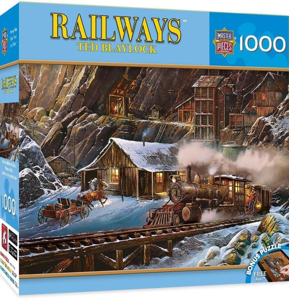 Railways: When Gold Ran the Rails - 1000pc Jigsaw Puzzle By Masterpieces