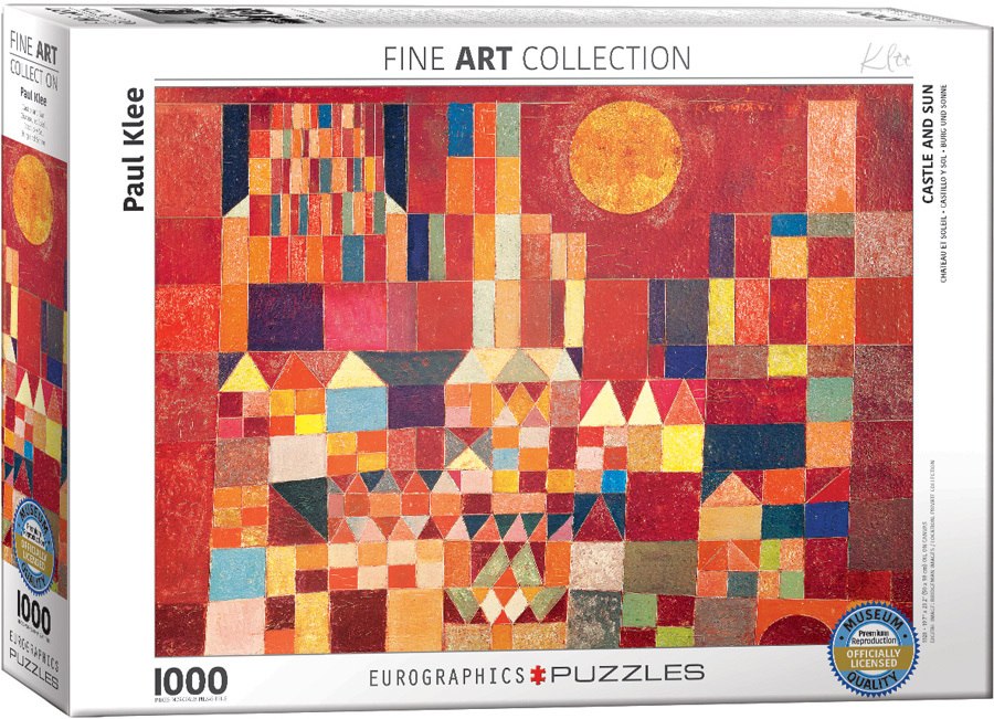 Castle and Sun / Paul Klee 1000pc Jigsaw Puzzle by