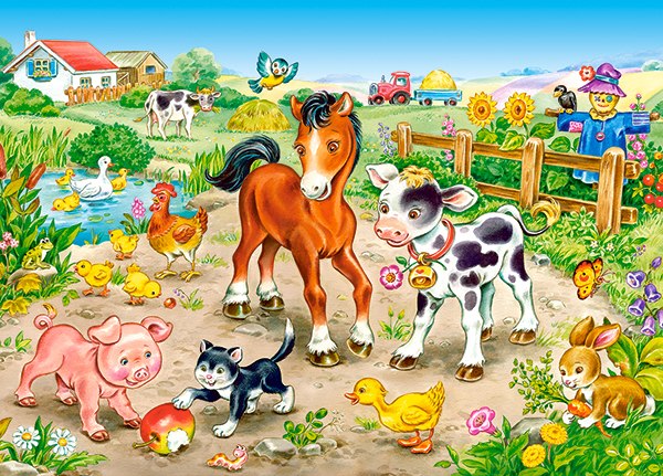 On the Farm - 120pc Jigsaw Puzzle By Castorland