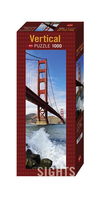 Golden Gate Bridge - 1000pc Vertical Jigsaw Puzzle By Heye  			  					NEW - image 1