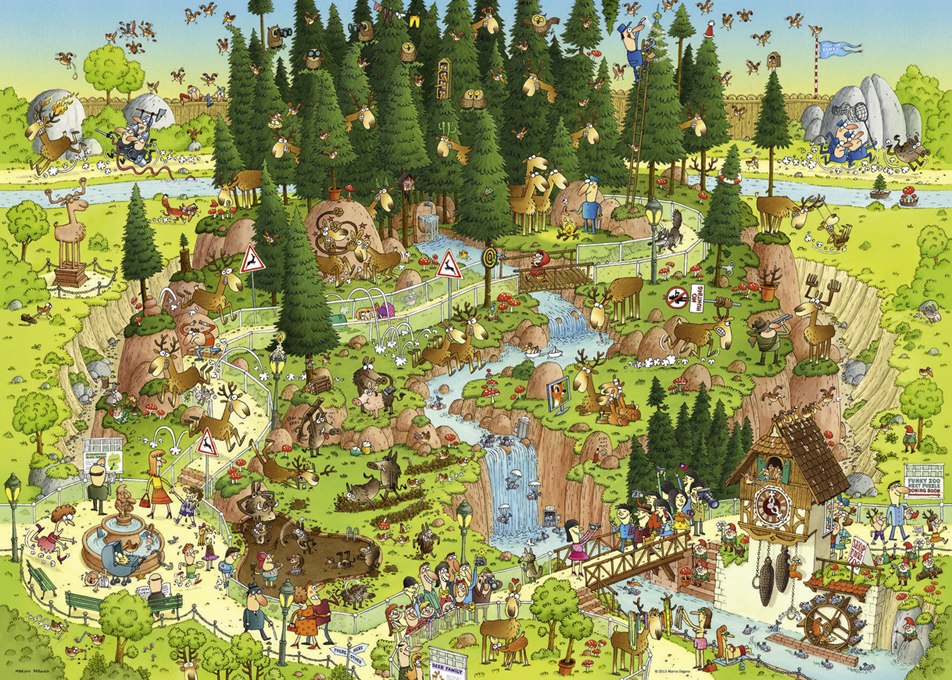 Black Forest Habitat - 1000pc Jigsaw Puzzle By Heye  			  					NEW