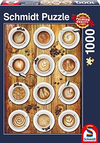 Works of Coffee Art - 1000pc Jigsaw Puzzle by Schmidt  			  					NEW - image 1