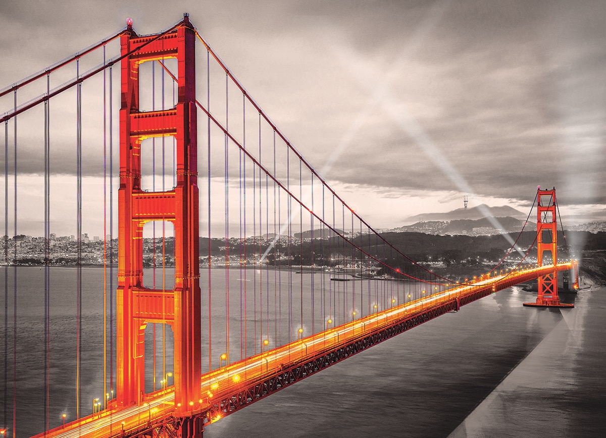 San Francisco: Golden Gate Bridge - 1000pc Jigsaw Puzzle by Eurographics