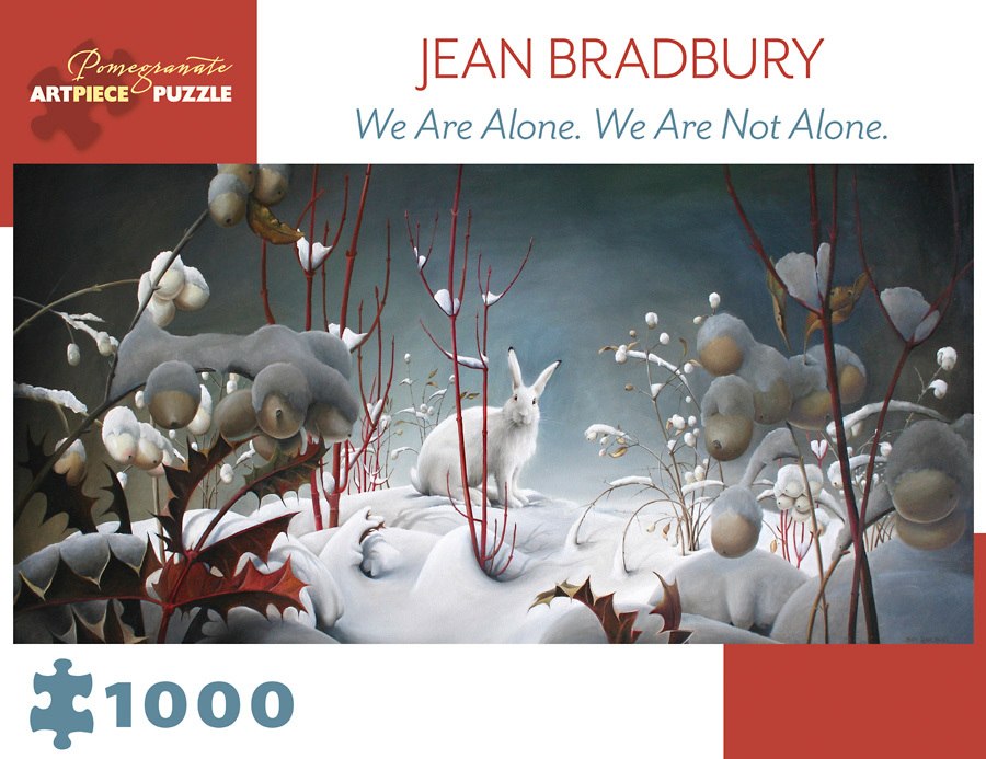 Bradbury: We Are Alone. We Are Not Alone. - 1000pc Jigsaw Puzzle by Pomegranate  			  					NEW - image 1