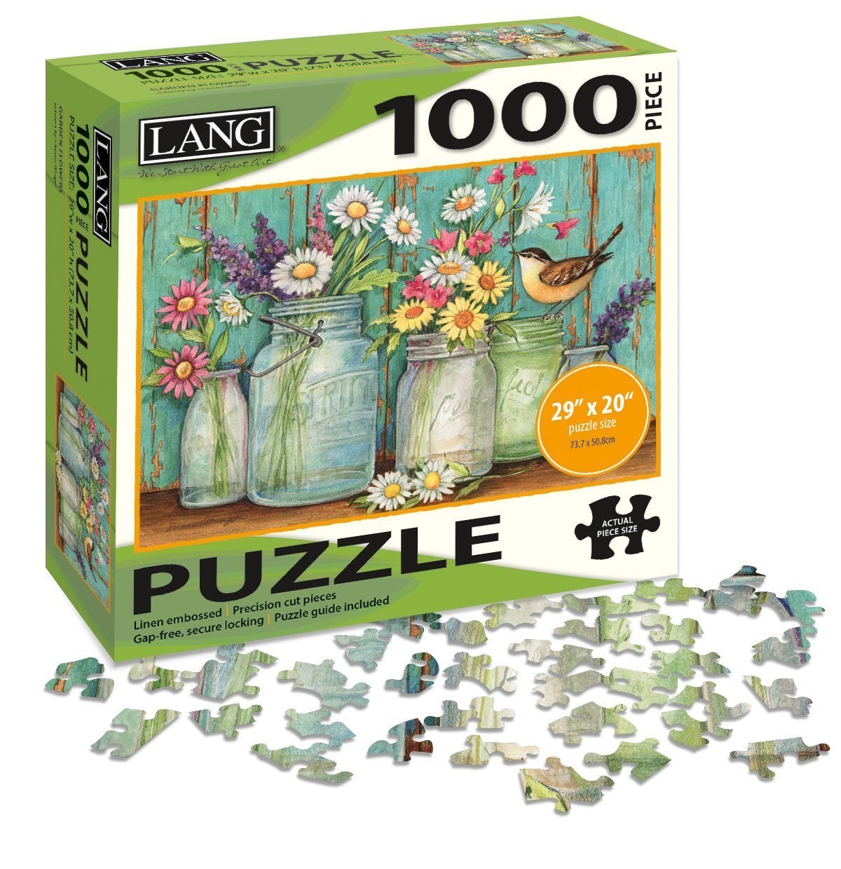 Mason Flowers - 1000pc Jigsaw Puzzle by Lang  			  					NEW - image 2