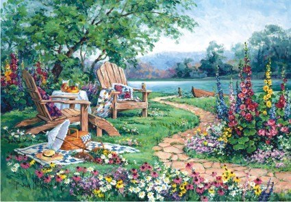 Lakeside Afternoon - 260pc Jigsaw Puzzle by Anatolian