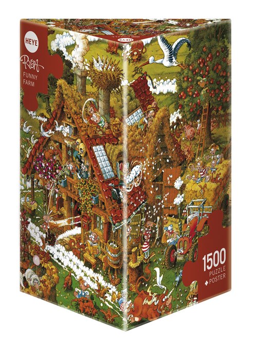 Ryba: Funny Farm - 1500pc Jigsaw Puzzle By Heye  			  					NEW - image 1