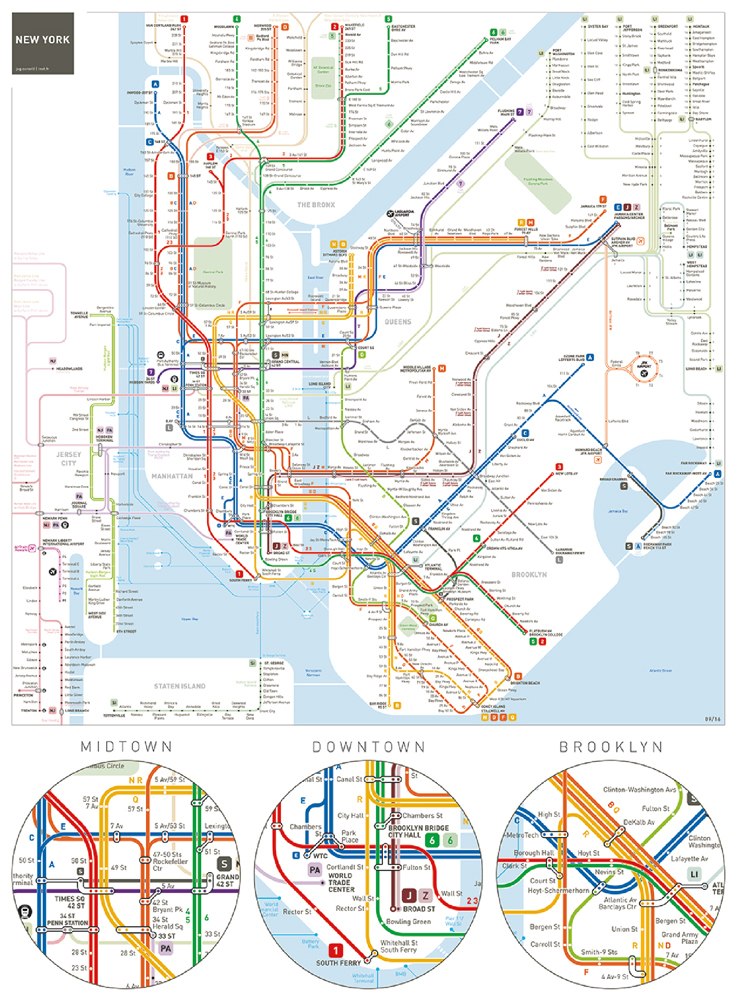 New York Subway - 500pc Jigsaw Puzzle by Aquarius  			  					NEW - image 1