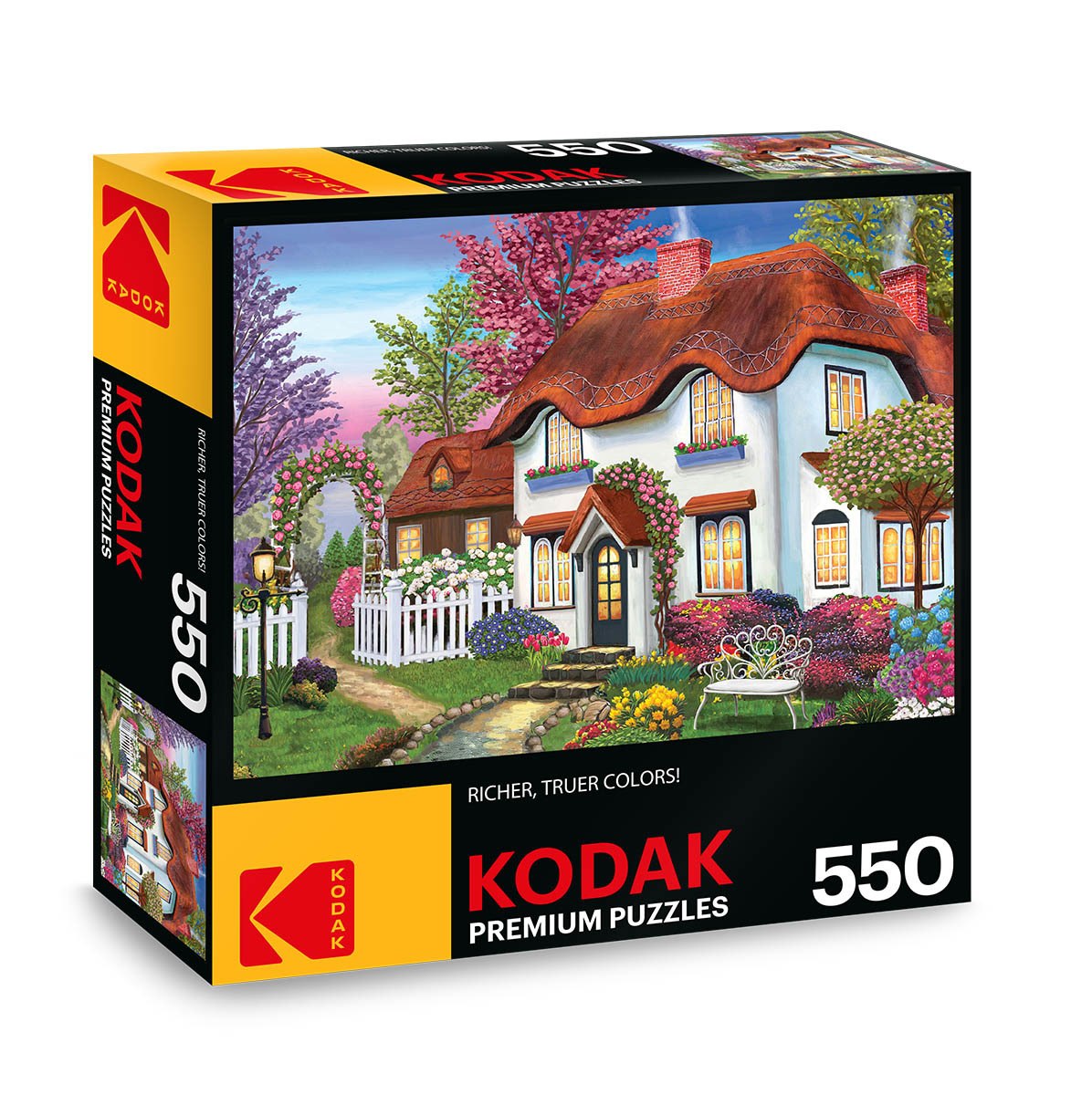 Kodak: Cozy Cottage - 550pc Jigsaw Puzzle by Lafayette Puzzle Factory  			  					NEW - image 1