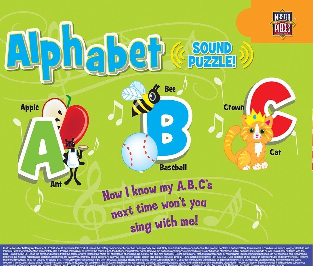 Sing a Long: Alphabet - 24pc Sound Puzzle By Masterpieces  			  					NEW - image 2