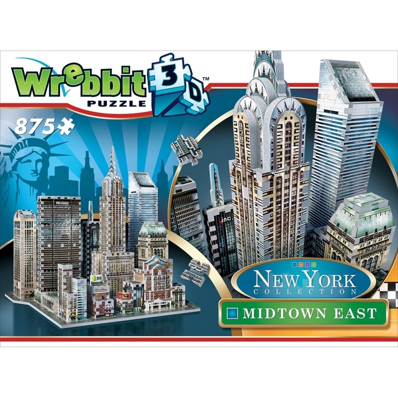 Midtown East - 875pc 3D Puzzle by Wrebbit