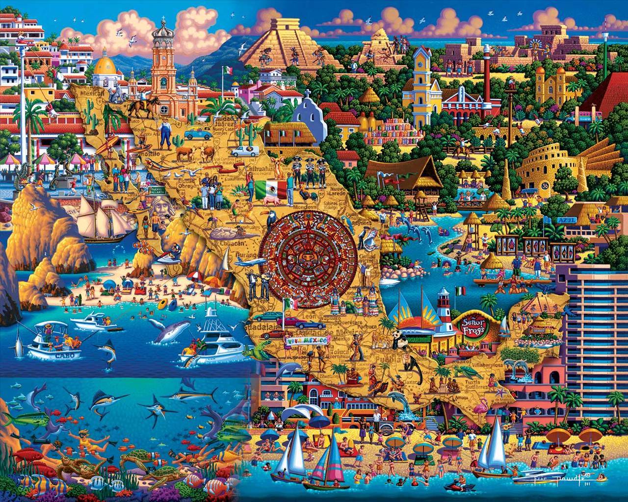 Best of Mexico - 500pc Jigsaw Puzzle by Dowdle  			  					NEW