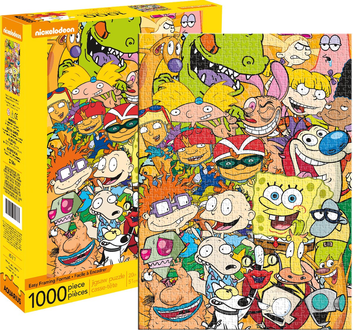 Nickelodeon Cast - 1000pc Jigsaw Puzzle by Aquarius  			  					NEW - image 2