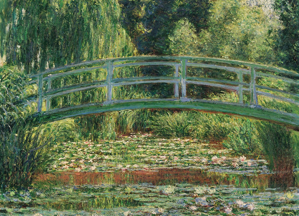 The Japanese Footbridge / Claude Monet - 1000pc Jigsaw Puzzle by Eurographics