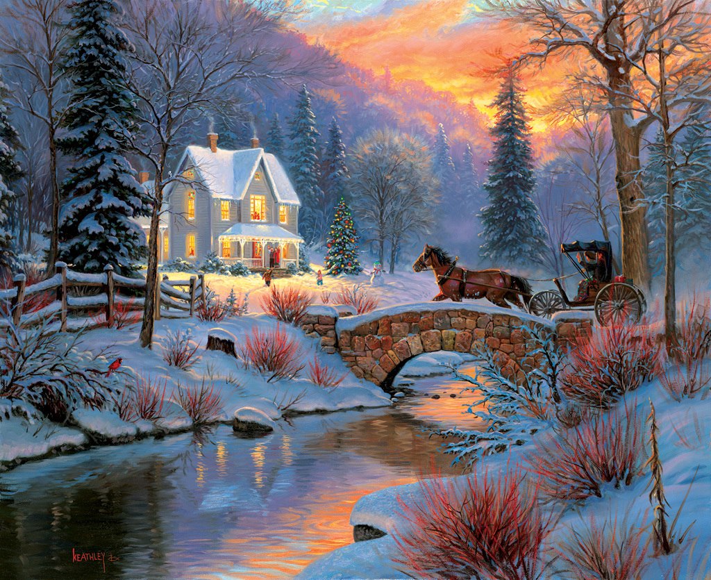Holiday Homecoming - 1500pc Jigsaw Puzzle by Sunsout