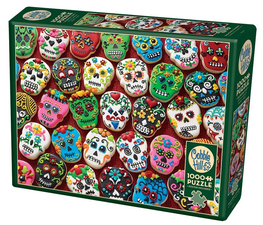 Sugar Skull Cookies - 1000pc Jigsaw Puzzle By Cobble Hill  			  					NEW - image 2