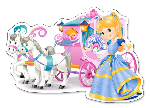 Princess Carriage - 12pc Jigsaw Puzzle By Castorland