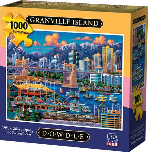 Granville Island - 1000pc Jigsaw Puzzle by Dowdle  			  					NEW - image 1