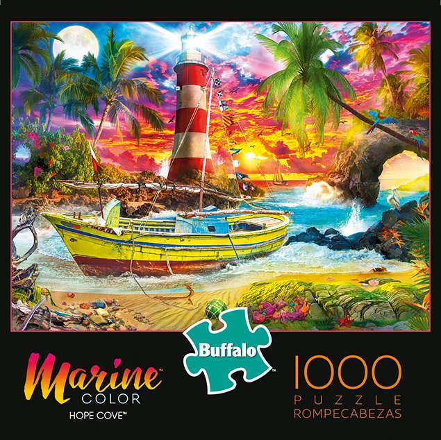 Marine Color: Hope Cove - 1000pc Jigsaw Puzzle by Buffalo Games  			  					NEW - image 1