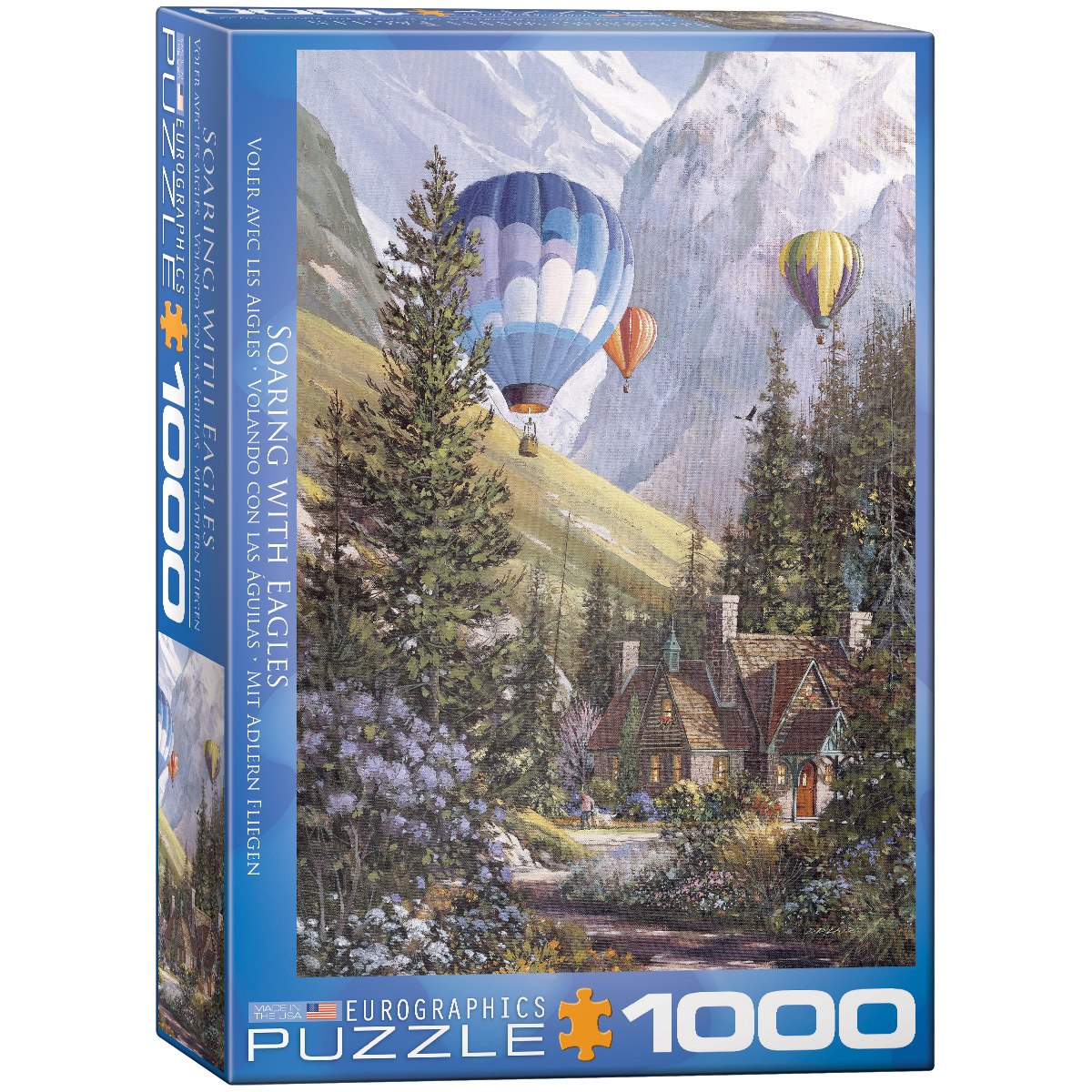 Soaring with the Eagles - 1000pc Jigsaw Puzzle by Eurographics