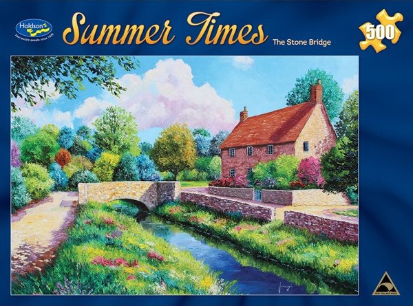 Summer Times: The Stone Bridge - 500pc Jigsaw Puzzle by Holdson - image 1