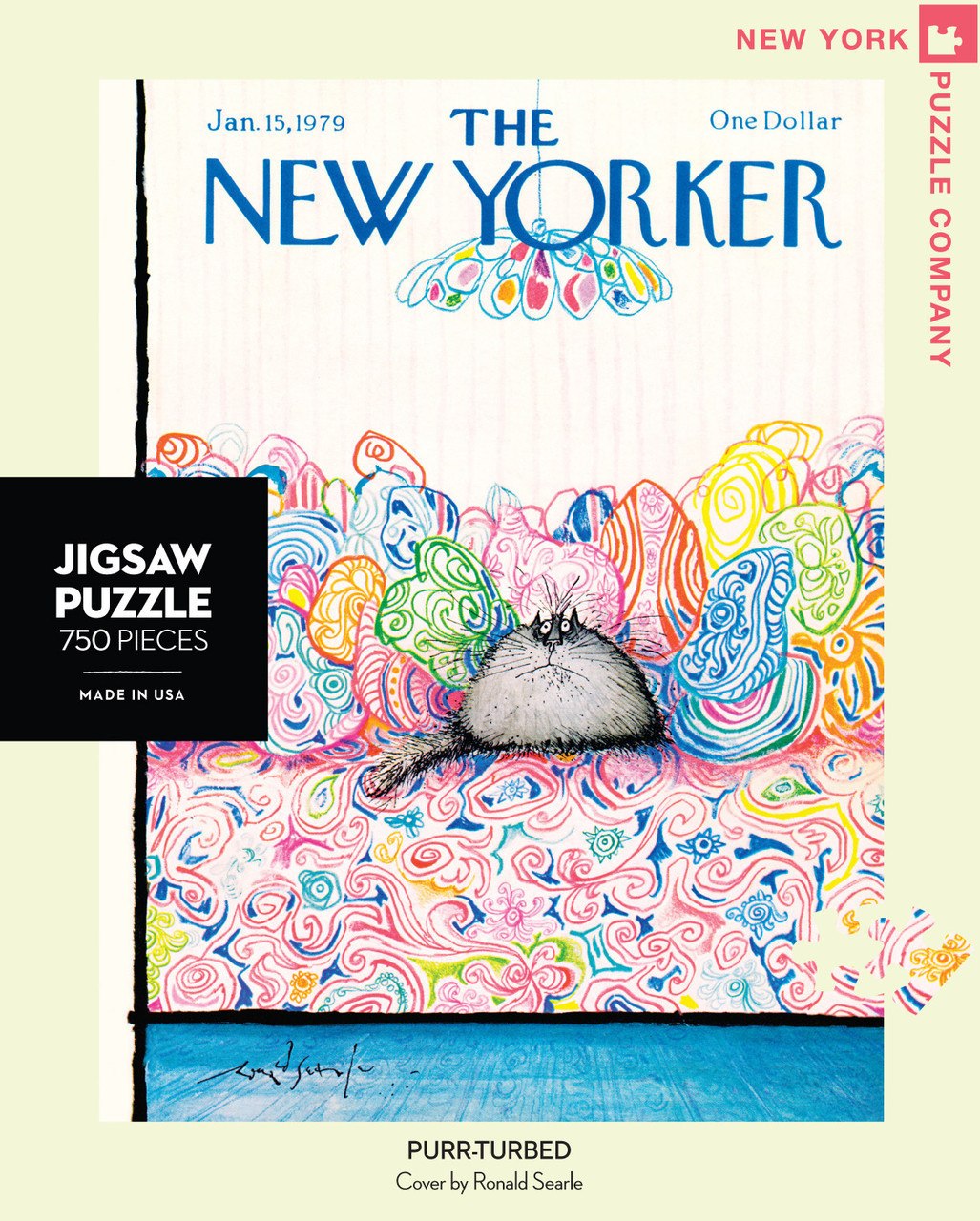 Purr-plexed - 750pc Jigsaw Puzzle by New York Puzzle Company - image 1