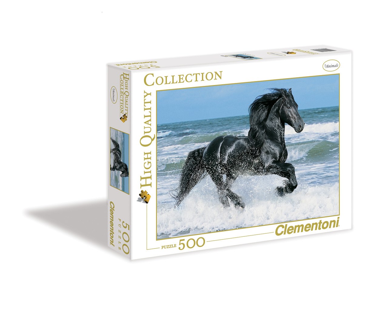 Black Horse  - 500pc Jigsaw Puzzle by Clementoni - image 1