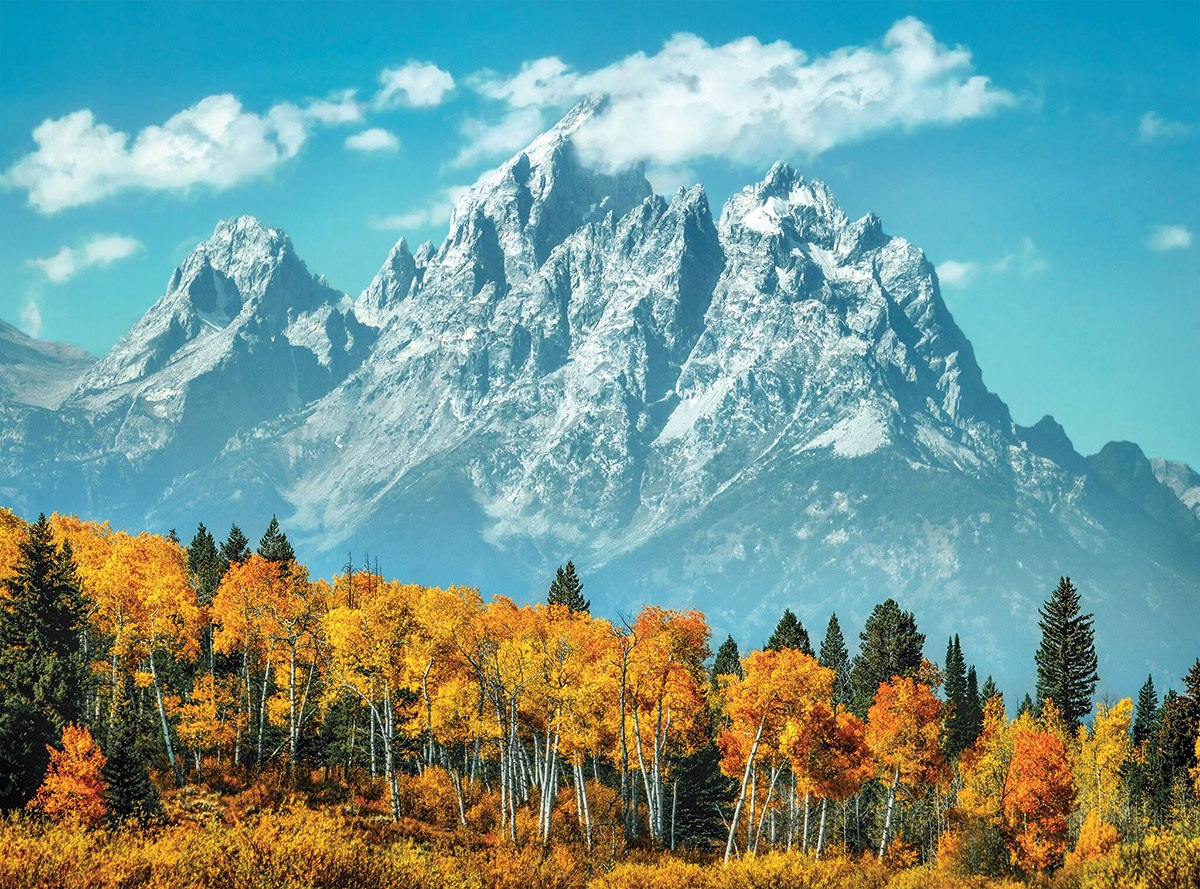 Grand Teton in Fall - 500pc Jigsaw Puzzle by Clementoni