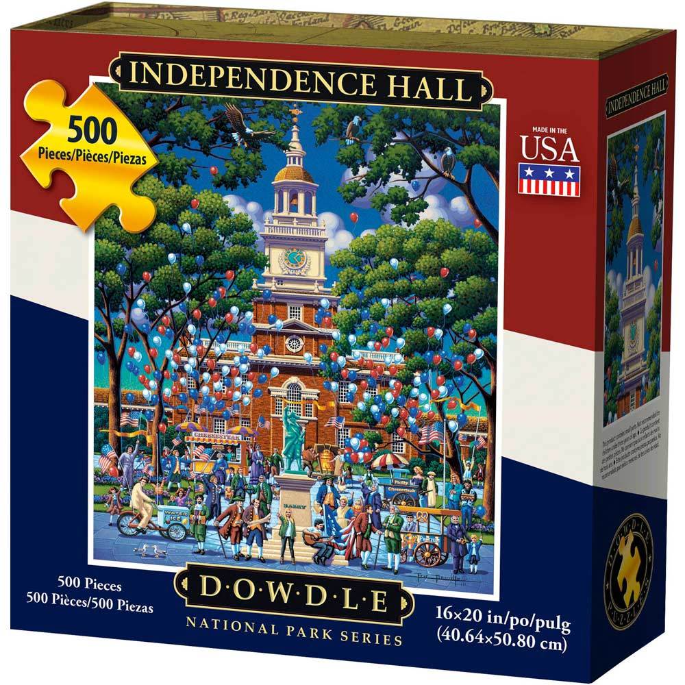 Independence Hall - 500pc Jigsaw Puzzle by Dowdle  			  					NEW - image 1