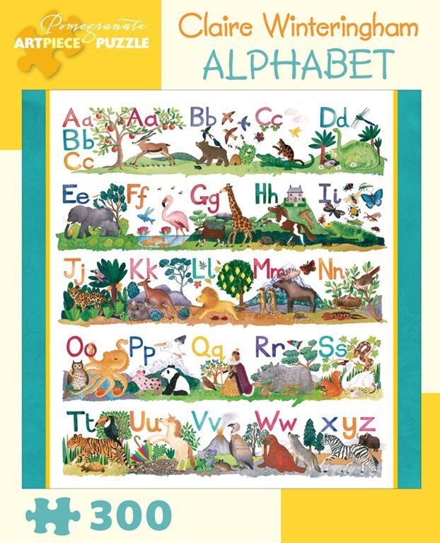 Winteringham: Alphabet - 300pc Jigsaw Puzzle by Pomegranate  			  					NEW - image 1