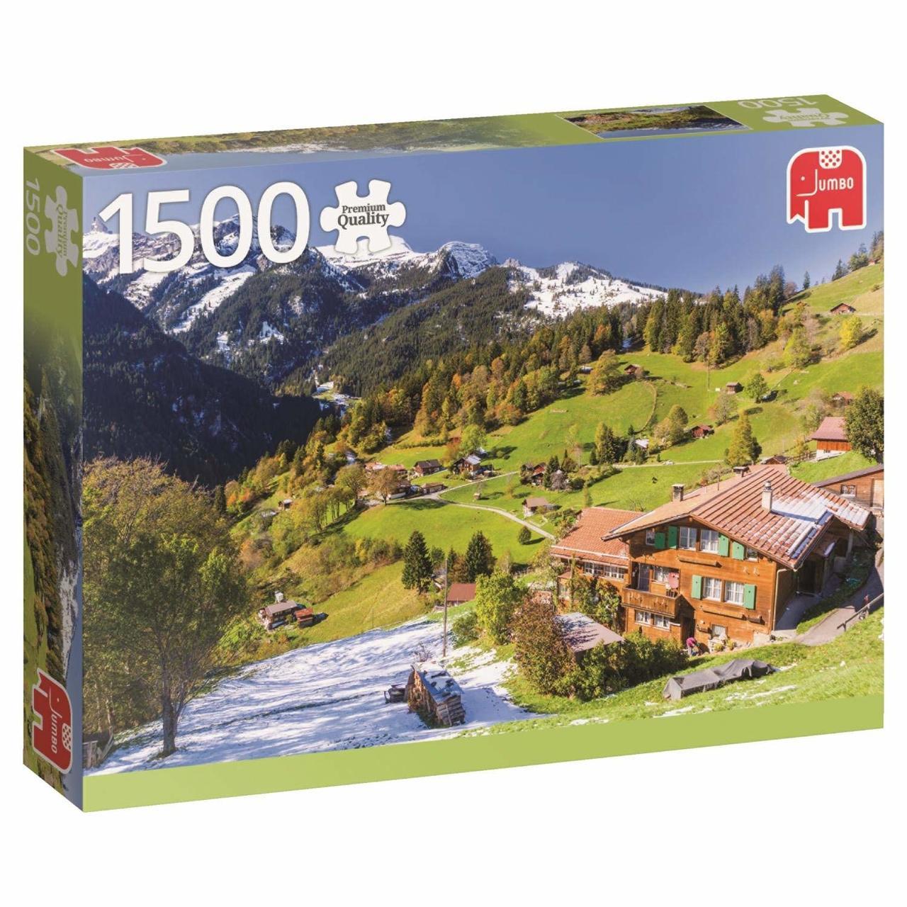 Berner Oberland, Switzerland - 1500pc Jigsaw Puzzle By Jumbo  			  					NEW - image 1