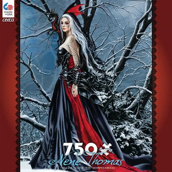 Nene Thomas: Shadows and Snow - 750pc Jigsaw Puzzle by Ceaco