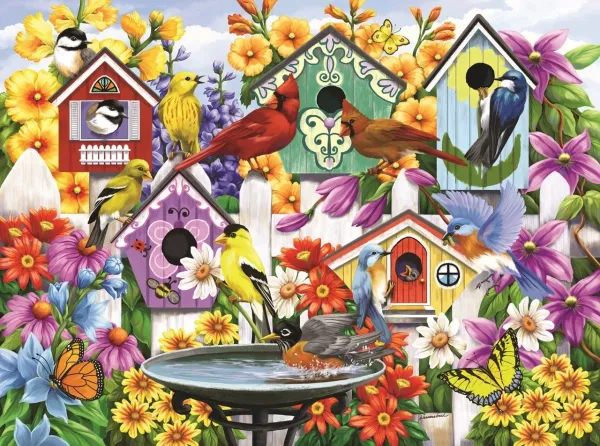 Garden Neighbors - 1000pc Jigsaw Puzzle By Sunsout