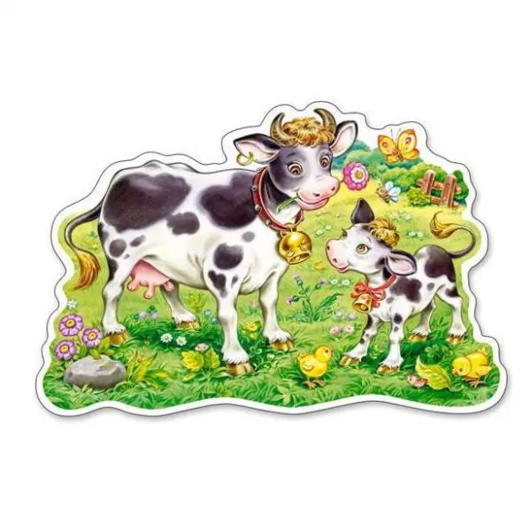 Cows on a Meadow - 12pc Jigsaw Puzzle By Castorland